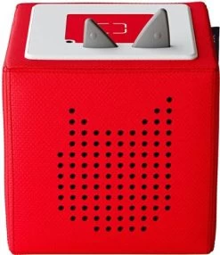 TONIES TONIEBOX STARTER SET WITH PLAYTIME PUPPY – SCREEN-FREE AUDIO PLAYER & EDUCATIONAL LISTENING EXPERIENCE - RED -Tonies 6479007 sd