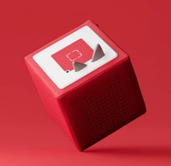 TONIES Red Toniebox Starter Set With Playtime Songs -Tonies boxine toniebox playtime red 02 busy bee toys